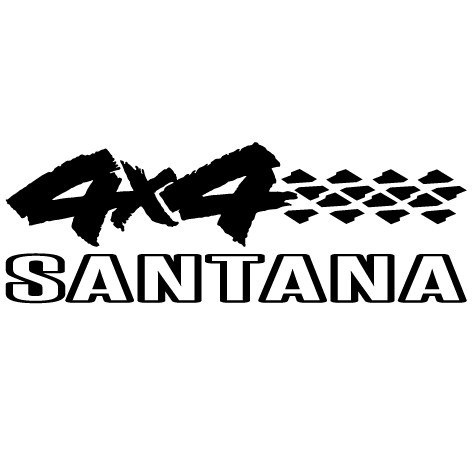 Sticker 4x4 Santana